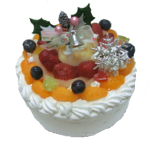 豆乳ホイップクリーム・フルーツ（冷凍）クリスマスケーキ